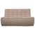 Fabric Two-Seater Grey Sand Taupe Ethnicraft N701 Sofa For Sale - Image 10 of 10