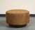 Contemporary Round Brown Suede Ottomans For Sale - Image 15 of 18