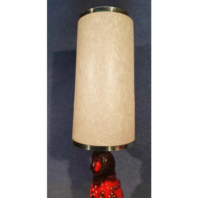Ceramic Ceramic Owl Lamp, 1960s For Sale - Image 7 of 12