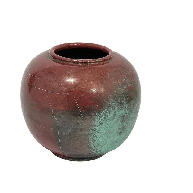 Round Vase attributed to Richard Uhlemeyer, Germany, 1940s For Sale - Image 6 of 6
