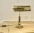 Gold Art Deco Bankers Brass Desk Lamp, 1920s For Sale - Image 8 of 9