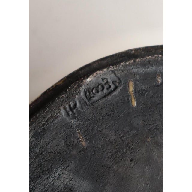 Scandinavian Modern Raku-Fired Stoneware Bowl attributed to Inger Rokkjær, 2003 For Sale - Image 13 of 15