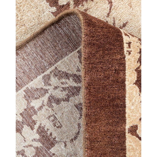 Mogul, One-of-a-Kind Hand-Knotted Area Rug - Brown, 4' 1" x 5' 10" For Sale In New York - Image 6 of 8