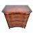 Theodore Alexander Leather Wrapped Serpentine Chest Hidden Pull Out Desk For Sale