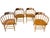 Mid 20th Century Mid Century Firehouse Style Bankers Chairs, a Set of Four, Dining Chairs, Vintage, Oak For Sale - Image 5 of 12