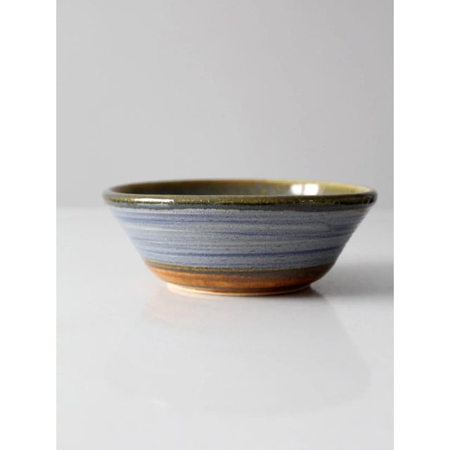 Vintage Studio Pottery Bowl For Sale - Image 9 of 10