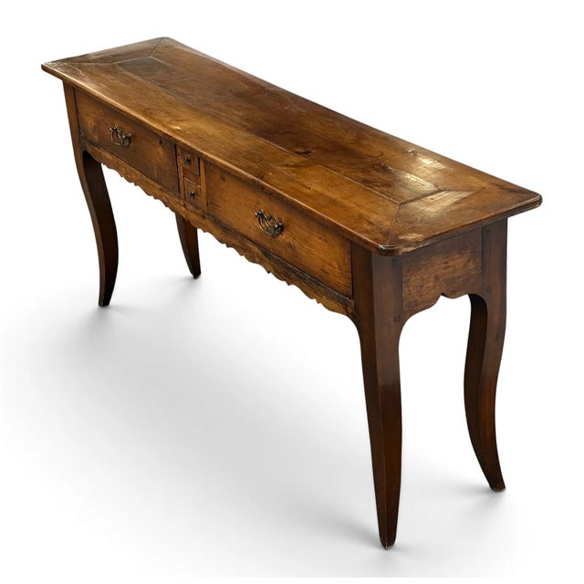 French Provincial 1960s Country French Style Console For Sale - Image 3 of 18