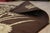 Traditional 10x14 Chocolate Brown Ivory Botanical Floral Hand-Knotted Wool Rug For Sale - Image 3 of 3