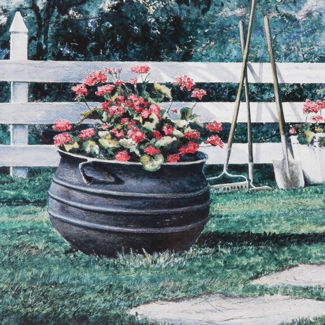 Realism William Magum "Gardener's Touch" Print, Signed Numbered 317/450 For Sale - Image 3 of 9