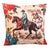 Western Galloping Cowboy & Horse Feather/Down Double Sided Pillow For Sale - Image 4 of 4