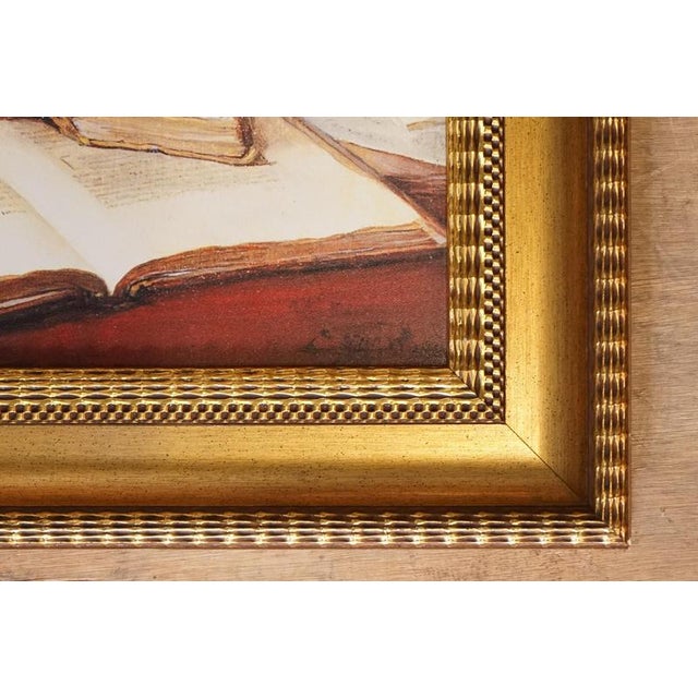 Library Setting Print, Framed For Sale - Image 5 of 11