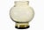 Mid Century Smoked Glass Optic Ball Vase For Sale - Image 4 of 4