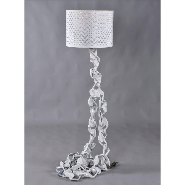Contemporary Golf Club Floor Lamp Pop Art Sculpture Custom Made White Golf Lamp For Sale - Image 3 of 9