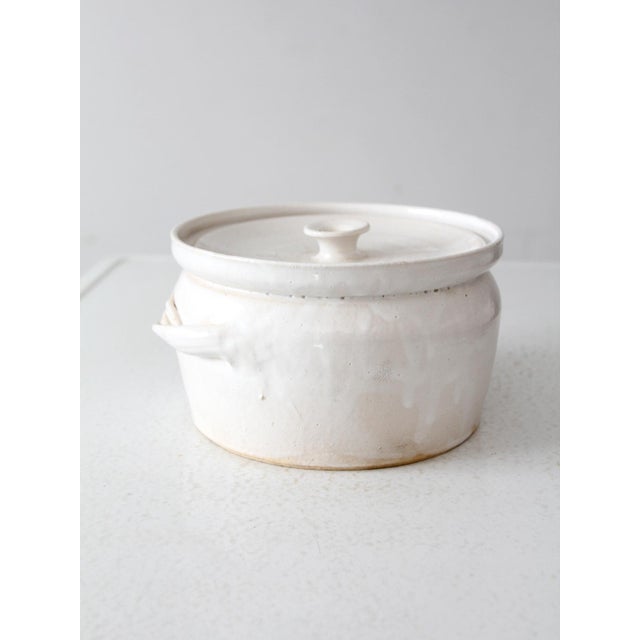Vintage Studio Pottery Lidded Bowl For Sale - Image 10 of 13