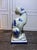 Vintage MCM Blue White Porcelain Cat Figurine Hand Painted Thailand For Sale In Houston - Image 6 of 8