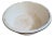 19th-Century Large Scale 17” White Enamelware Basin Bowl For Sale