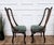 Mid-Century Modern Italian Upholstered Walnut Dining Chairs, 1950s, Set of 6 For Sale - Image 3 of 11