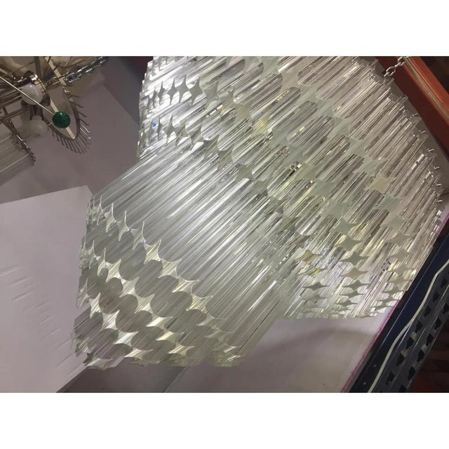 Murano Glass Chandelier with Quadriedro by Simoeng For Sale - Image 6 of 10