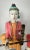 Wood Vintage Burmese Wooden Musician Figurines Erhu and Drum- a Pair For Sale - Image 7 of 10