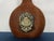 A striking vintage Italian decorative bottle wrapped in genuine hair-on-hide with its original matching stopper and an...