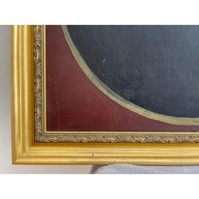 Portrait of a Young Boy, Oil on Canvas, 19th Century, Framed For Sale - Image 8 of 13