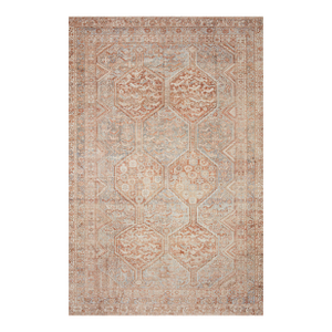 Chris Loves Julia x Loloi Jules Tangerine / Mist 2'-3" x 3'-9" Accent Rug