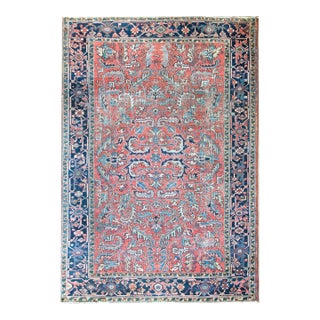 Early 20th Century Persian Heriz Rug For Sale