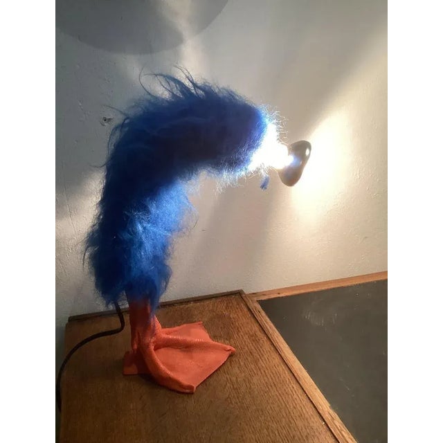 Pop Art Desk Lamp, 1980, in Very Good conditions. Designed 1980 to 1989 European Plug (up to 250V).The wiring of this item...