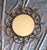 1970s Small Vintage Round Wall Mirror with Metal Frame, 1970s For Sale - Image 5 of 5