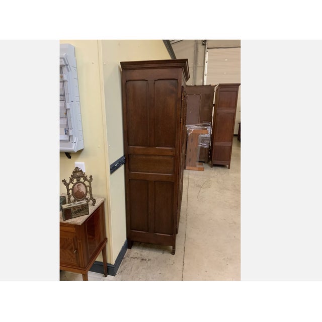 Age: circa 1880 Wood type: solid oak Condition: very good, well-maintained, refurbished original condition (minor signs of...