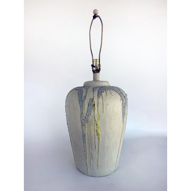 Vintage Studio Ceramic Table Lamps with Great Textures, Pair An interesting and unique pair of what is believed to be...