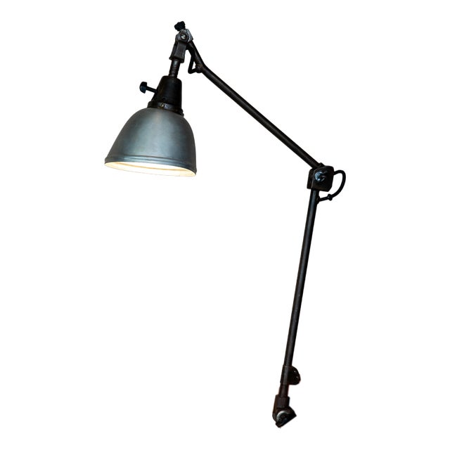 Workshop Lamp from Midgard / Industriewerke Auma, 1940s For Sale