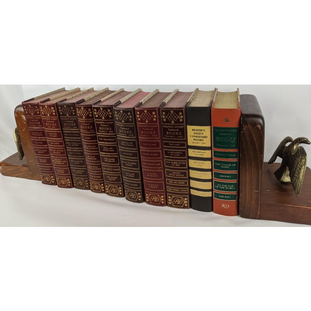 1950s Reader’s Digest Burgundy & Gold Gilt Decorative Books - Set of 10 For Sale In New York - Image 6 of 11