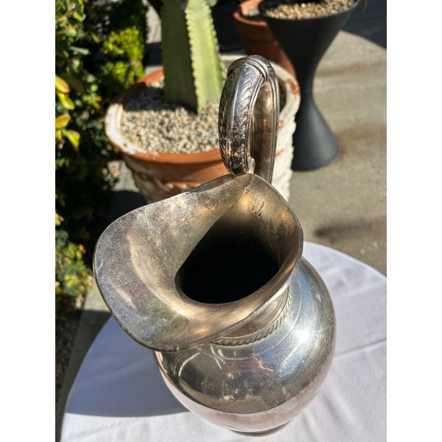 Vintage Rogers Bros. Meriden Silver Plate Pitcher For Sale In Los Angeles - Image 6 of 14