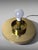 Vintage Pair of Italian Lamps With Brass Bases and Opal Glass Shades For Sale - Image 11 of 16