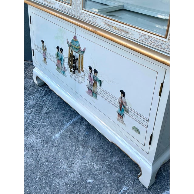 Vintage Chinoiserie Pagoda Cabinet For Sale - Image 12 of 12