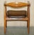 Brown Leather Ch 35 Armchair attributed to Hans J. Wegner, 1960s For Sale - Image 16 of 18