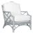 Chippendale Lounge Chair, Light Gray For Sale