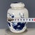Late 20th Century Vintage Blue & White Porcelain Tea Jar With Lid – Lotus Pond & Bird Motif, "Wan Yu" Mark For Sale - Image 5 of 9
