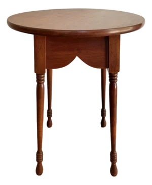 Antique Round Top Tavern Side Table