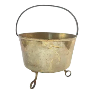 19th Century Antique Brass Preserve Pot