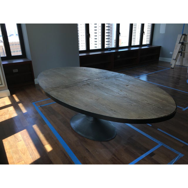 Restoration Hardware Aero Reclaimed Wood Dining Table Chairish