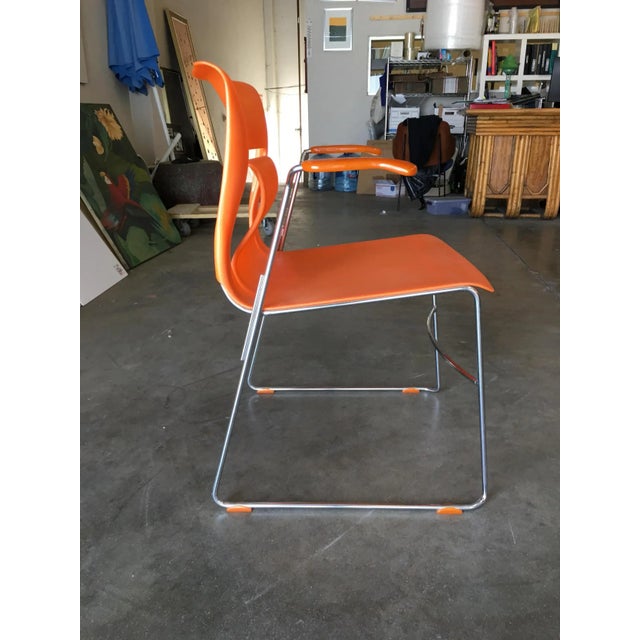 2000 - 2009 Orange Stylex "Rythm" Armchair by Sva Cvek, Sets of 5 For Sale - Image 5 of 7