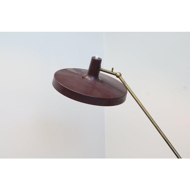 Monumental Adjustable Floor Lamp by Sarfatti for Arteluce, 1952 For Sale - Image 10 of 17