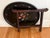 Victorian Papier Mâché Black & Gold Tea Tray on Stand For Sale - Image 4 of 9