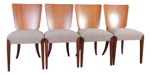 Dining Chairs by Jindrich Halabala for Up Zavody, 1950s, Set of 4