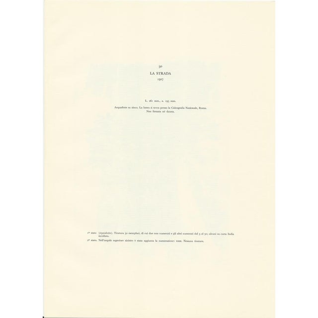 Giorgio Morandi, Road, 1957, Lithograph For Sale - Image 3 of 5