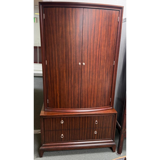 Design Plus Gallery presents the Lewis Standing Armoire from Ethan Allen. Impressive in its simplicity, the tall cabinet...