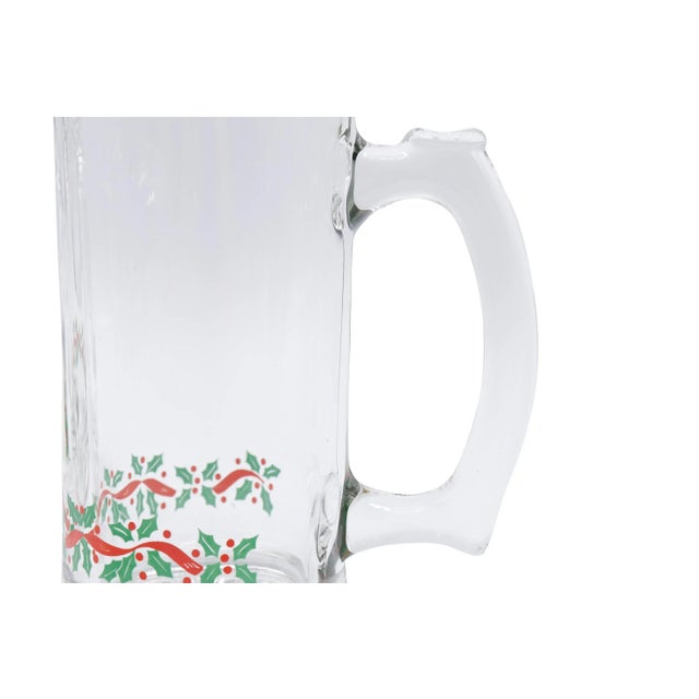 Late 20th Century Christmas Beer Steins - Set of 6 For Sale - Image 5 of 8