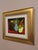 Mid-Century Modern 1977 'Blue Vase & Pears' Vintage Original Still Life Tempera Painting by Swedish Artist Eric Cederberg (1897-1984), Framed For Sale - Image 3 of 11